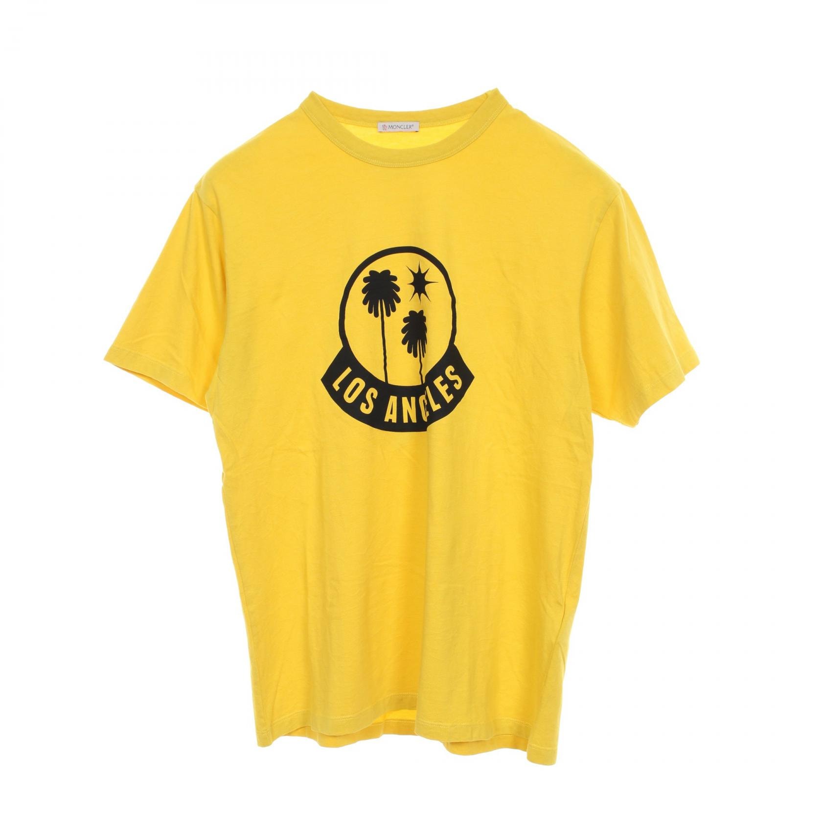 モンクレール MONCLER LOS ANGELES カットソー 衣料品 トップス コットン メンズ イエロー系 【中古】
