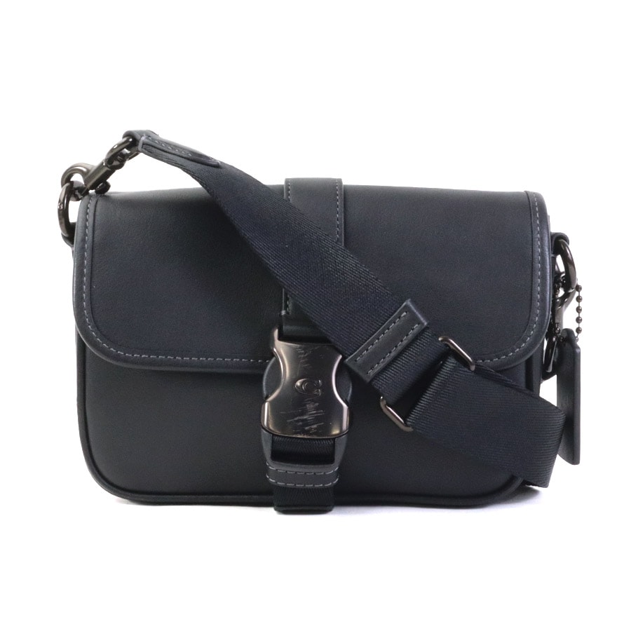 コーチ COACH ショルダーバッグ レザー ブラック レディース【中古】 r11508a