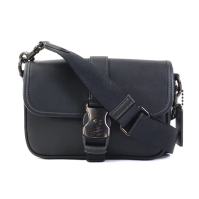 コーチ COACH ショルダーバッグ レザー ブラック レディース【中古】 r11508a