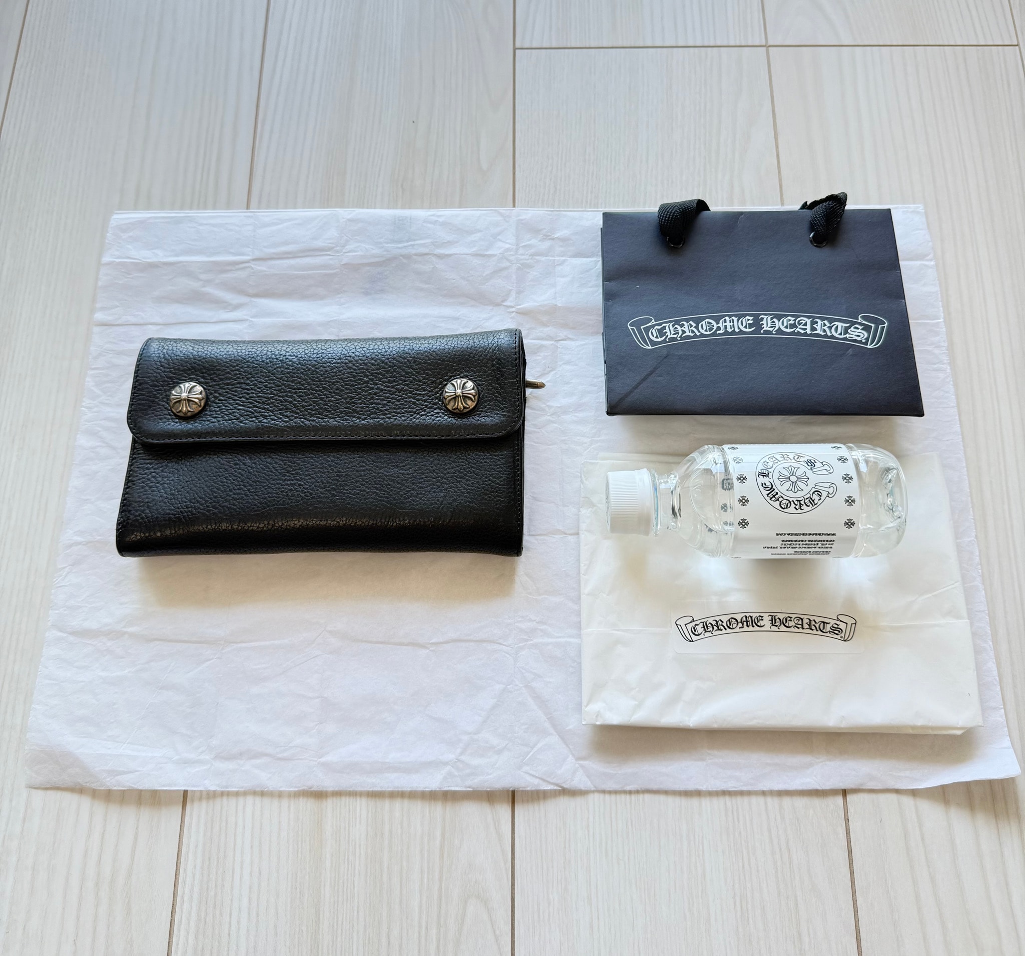 【2025年購入・SSSランク超美品】クロムハーツ CHROME HEARTS ウェーブ WAVE ウォレット 財布