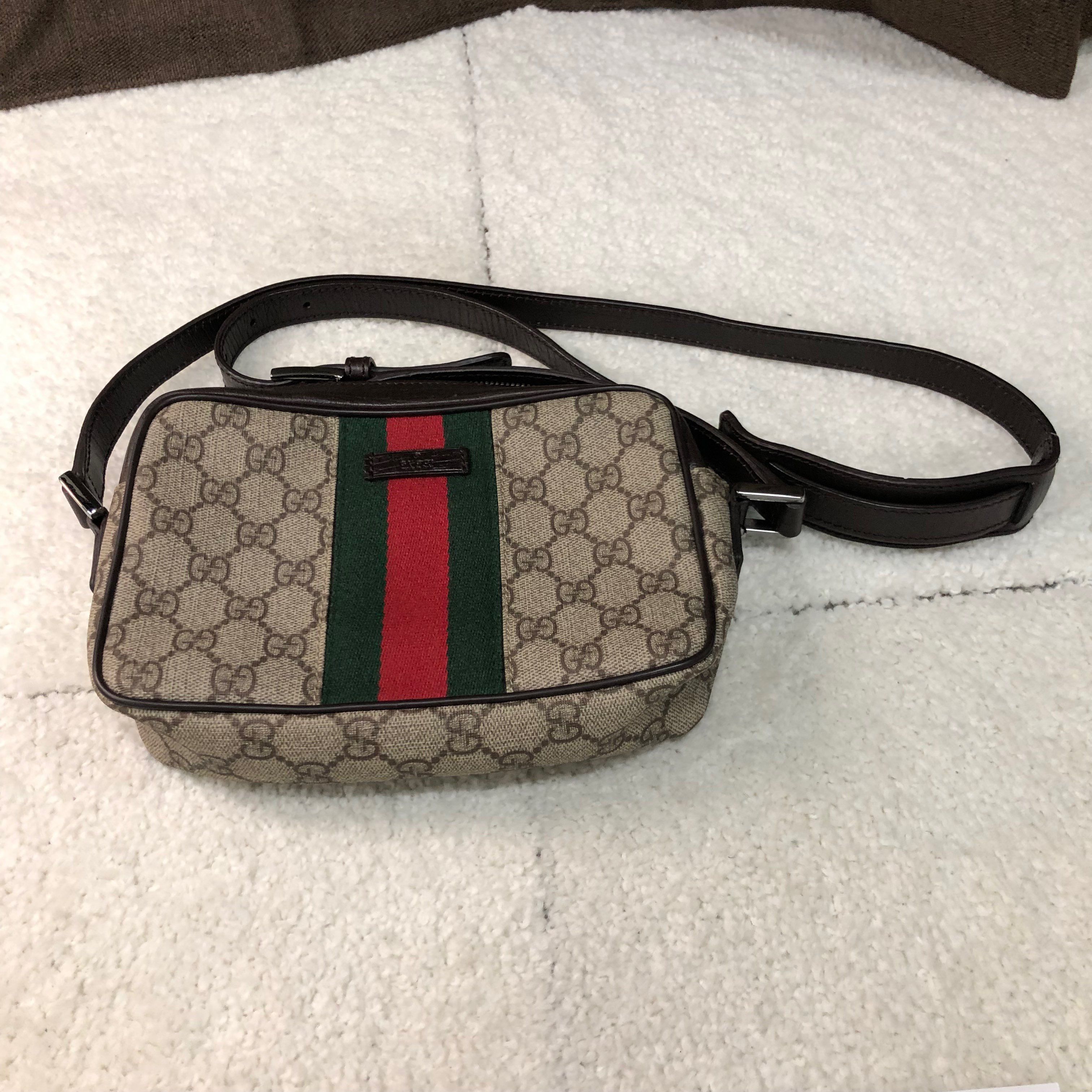 GUCCI ウェブライン ミニカメラバッグ
