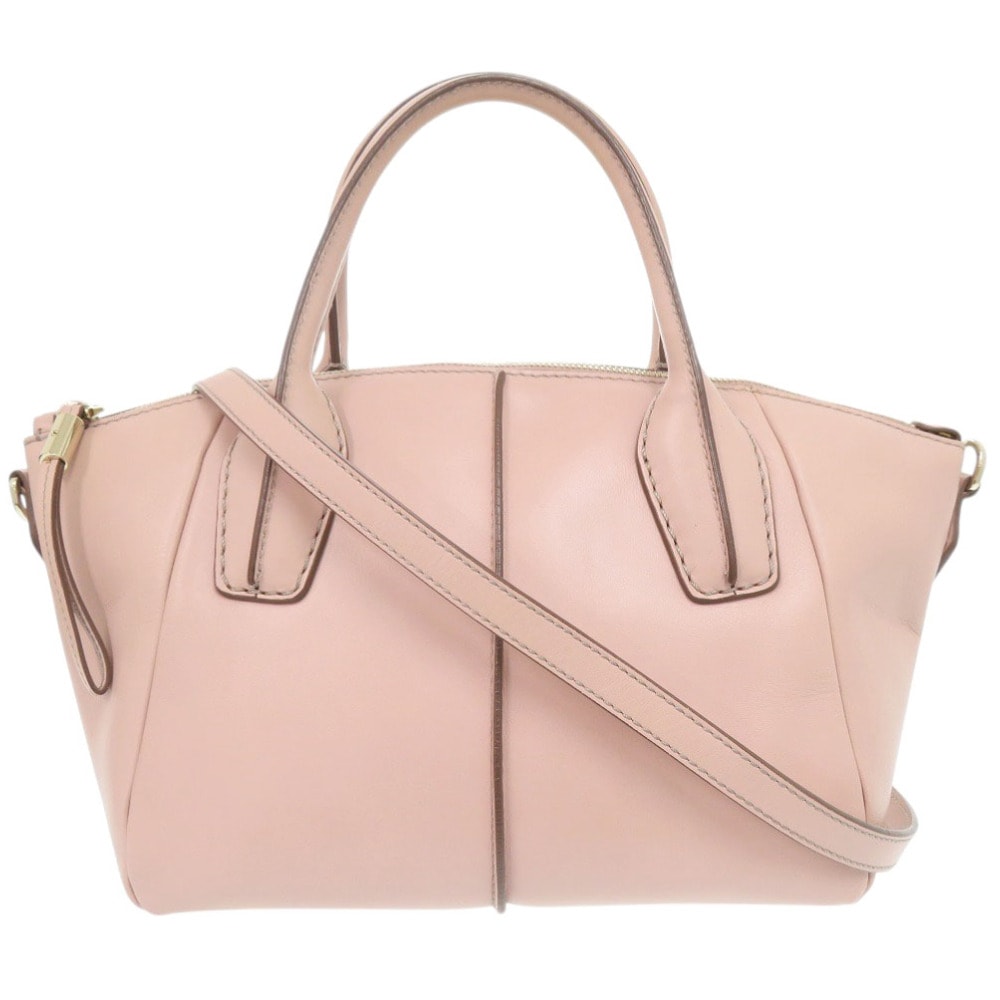 トッズ  Dスタイリング  2WAY レザー  ピンク   ハンド