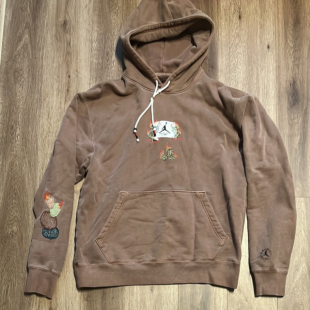 Travis Scott x Air Jordan Brand M J TS Hoodie "Archaeo Brown"