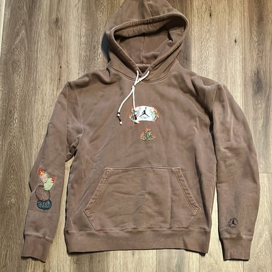 Travis Scott x Air Jordan Brand M J TS Hoodie "Archaeo Brown"