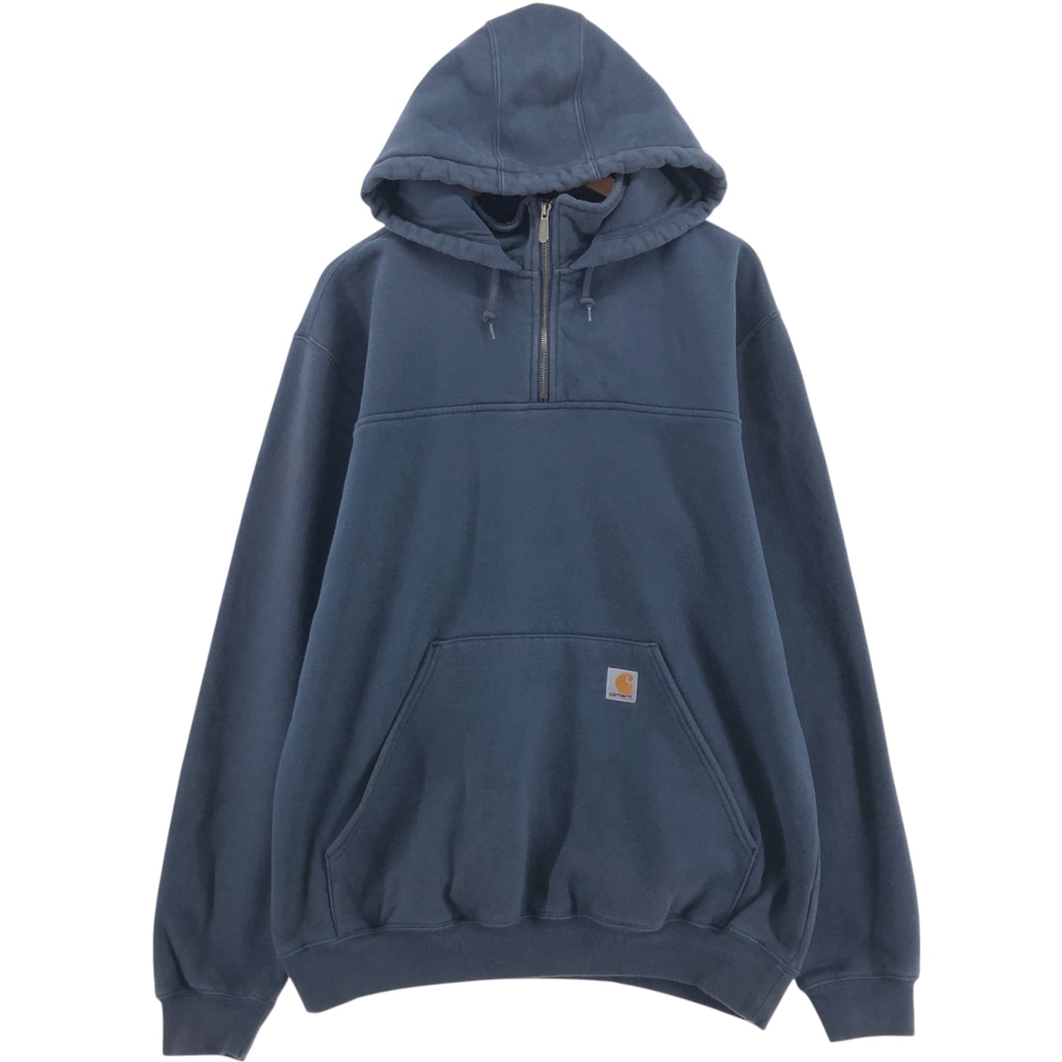 古着 カーハート Carhartt ORIGINAL FIT スウェットハーフジップパーカー メンズL相当/eaa543249