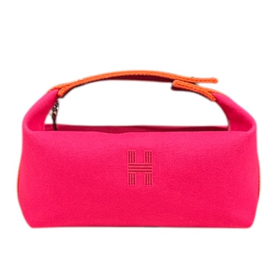 エルメス ブリッド・ア・ブラックPM ポーチ キャンバス レディース HERMES 中古
