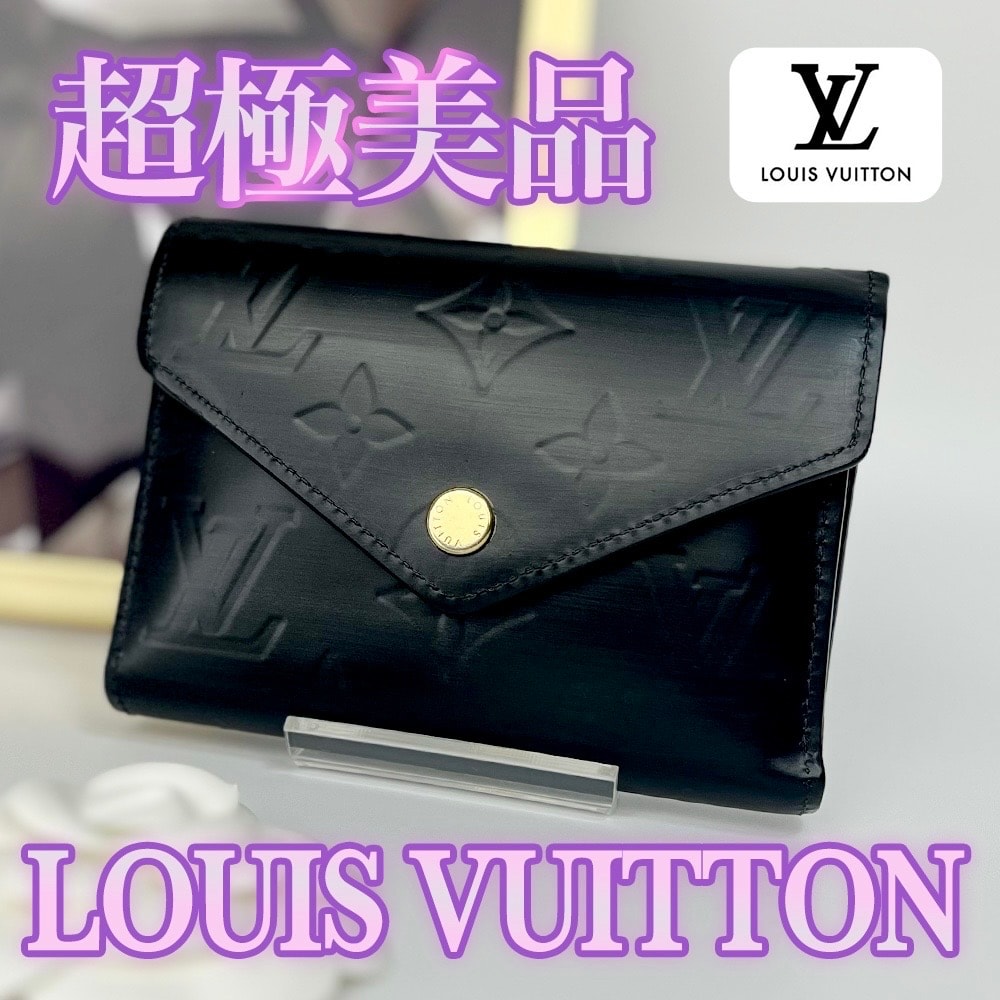 超極美品 LOUIS VUITTON ポルトフォイユ ヴィクトリーヌ 三つ折り財布