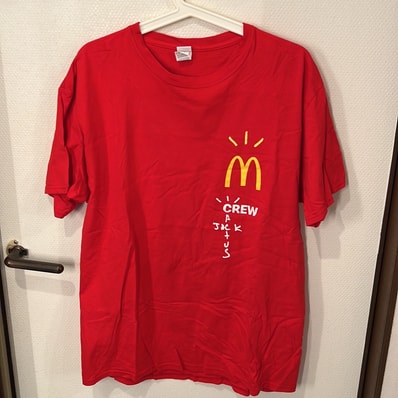 Travis Scott Cactus Jack x McDonald's Crew T-Shirt "Red"