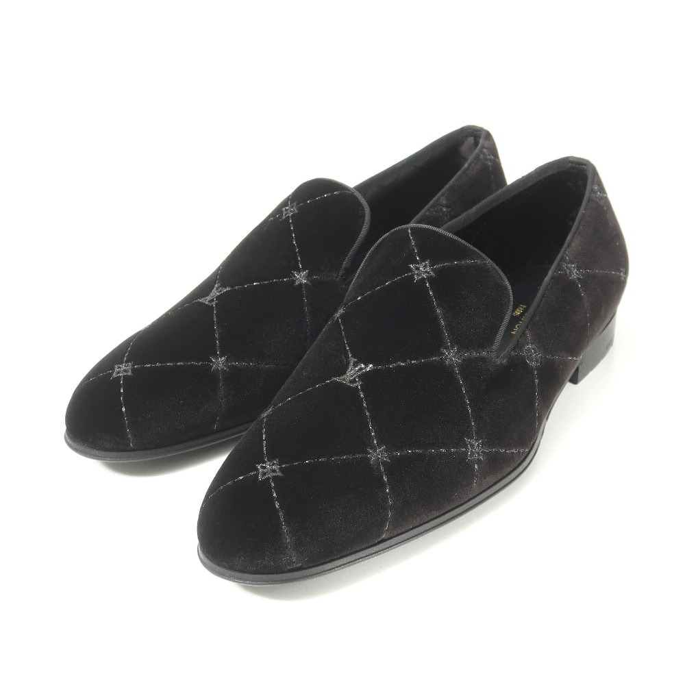 ■美品■LOUIS VUITTON ルイ・ヴィトン オートゥイユ ローファー サイズ5 1/2 ベロア スリッポン ブランド古着【中古】20260112/RA7131