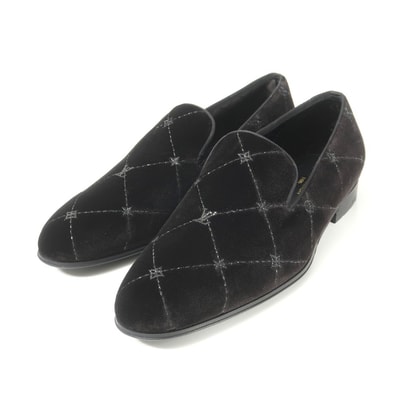 ■美品■LOUIS VUITTON ルイ・ヴィトン オートゥイユ ローファー サイズ5 1/2 ベロア スリッポン ブランド古着【中古】20260112/RA7131