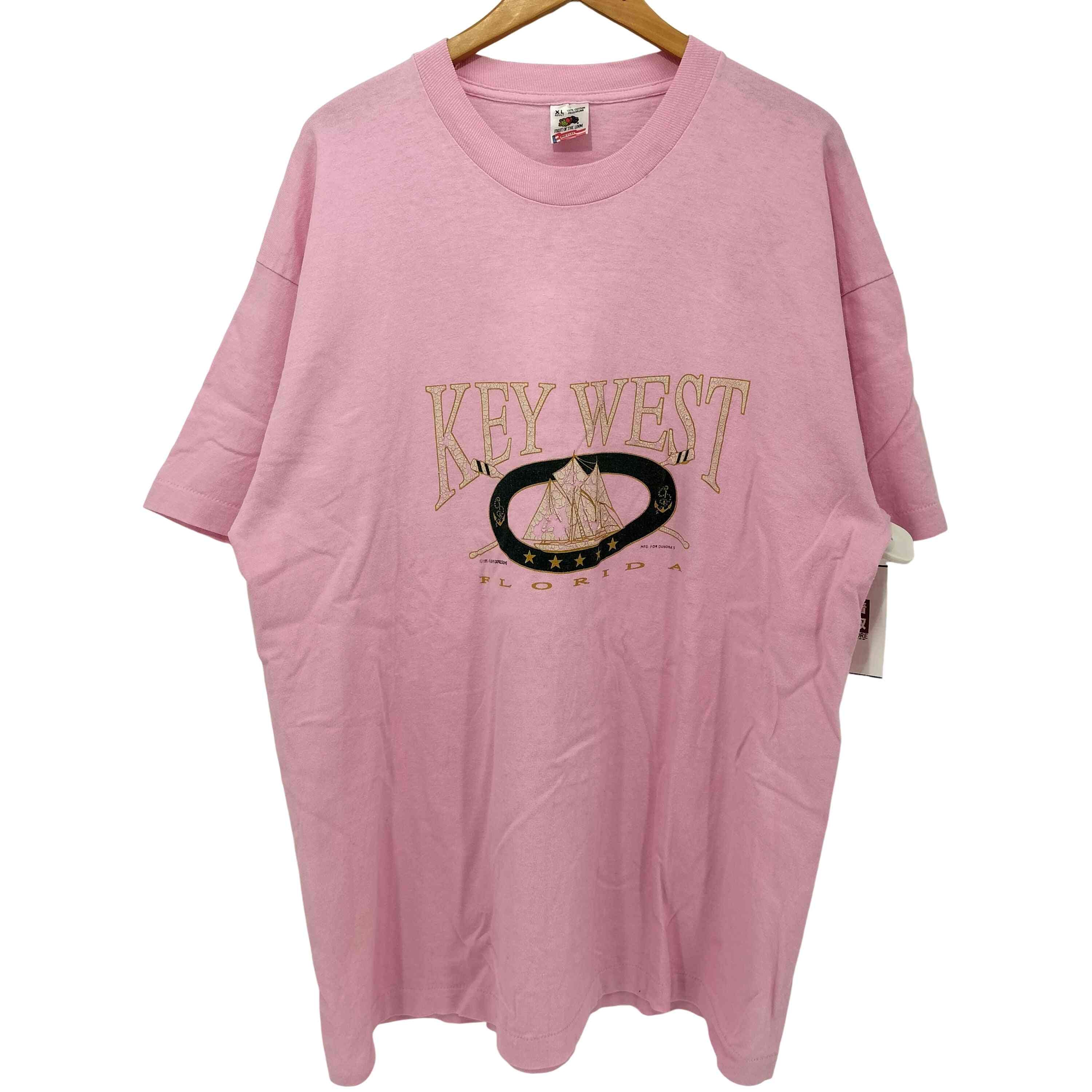 90S USA製 ヨットプリント S/S Tシャツ【1143415945388】