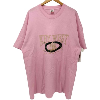 90S USA製 ヨットプリント S/S Tシャツ【1143415945388】