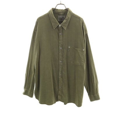Levi's リーバイス SILVER TAB 長袖 シャツ XL カーキ