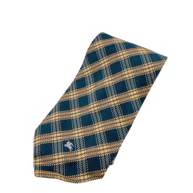 バーバリー BURBERRY ネクタイ チェック イエロー