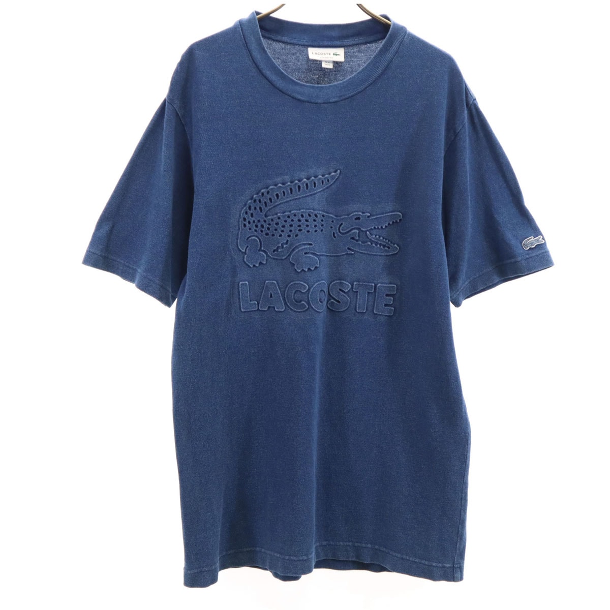 LACOSTE ラコステ 半袖 インディゴ Tシャツ 3 ネイビー CLASSIC FIT