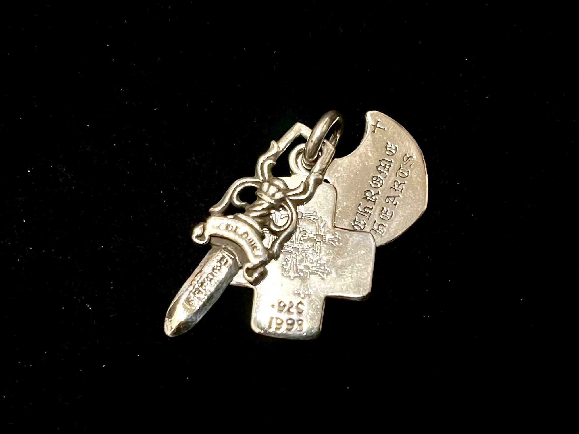 Chrome Hearts 3 Trinket Pendant "Silver"