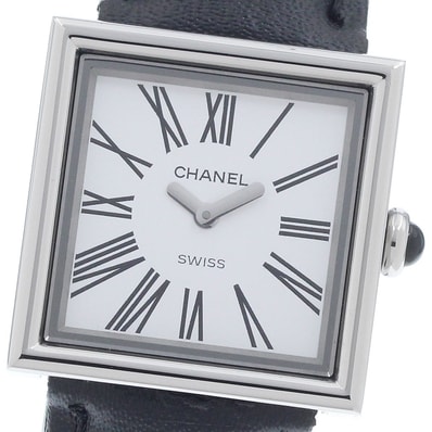 シャネル CHANEL マドモアゼル クォーツ レディース 美品 _956769