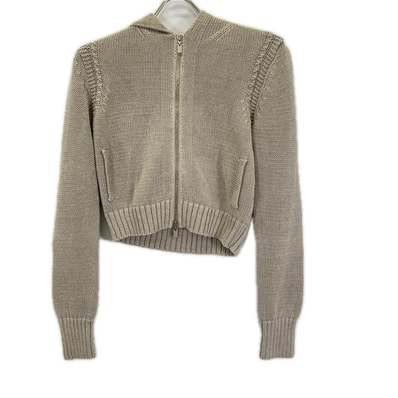 フォクシー 40971 Earth Tone リネン100 ニットパーカー 38