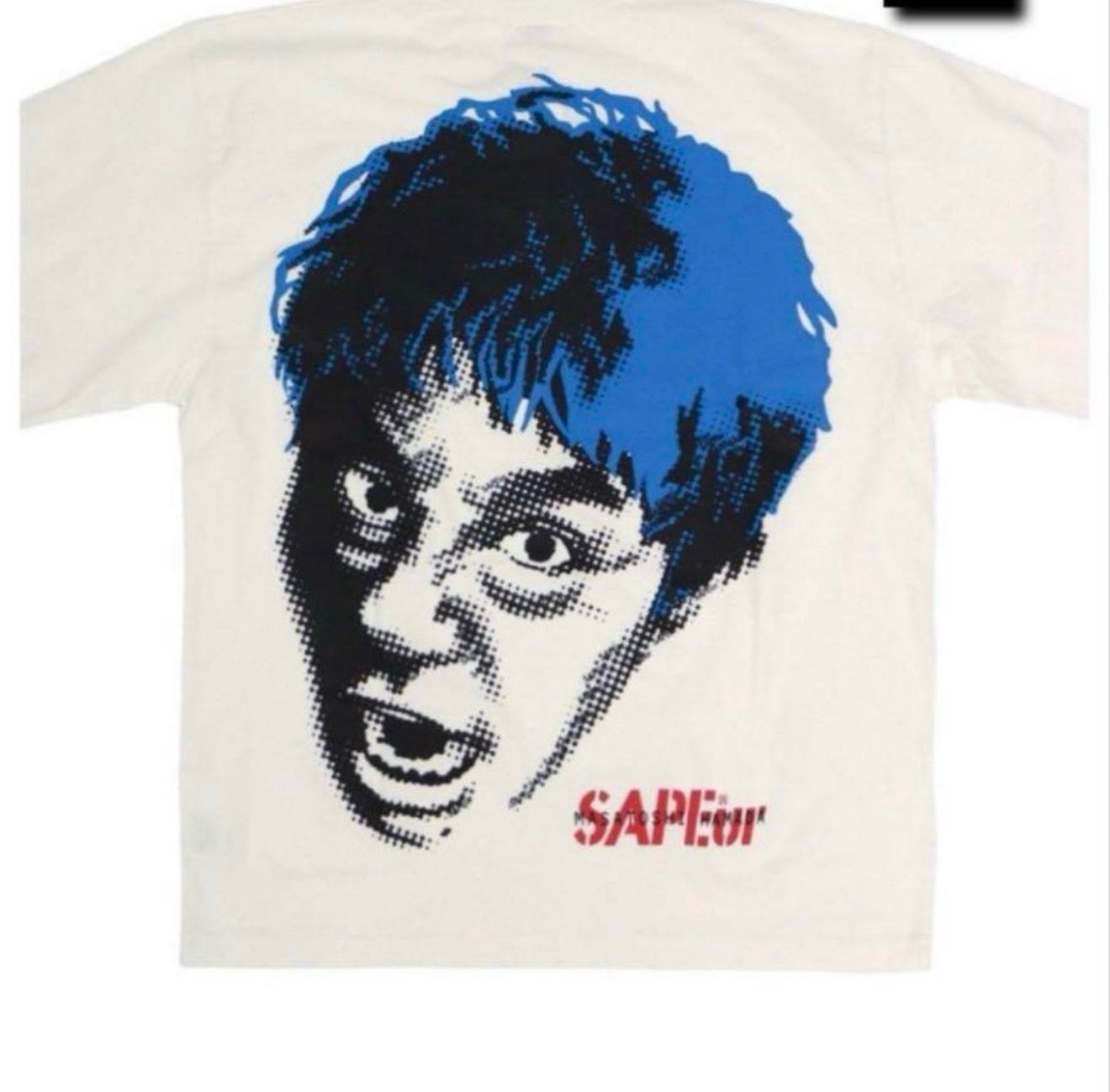 SAPEur x MASATOSHI HAMADA Blue Head Hamada LS Tee "White"