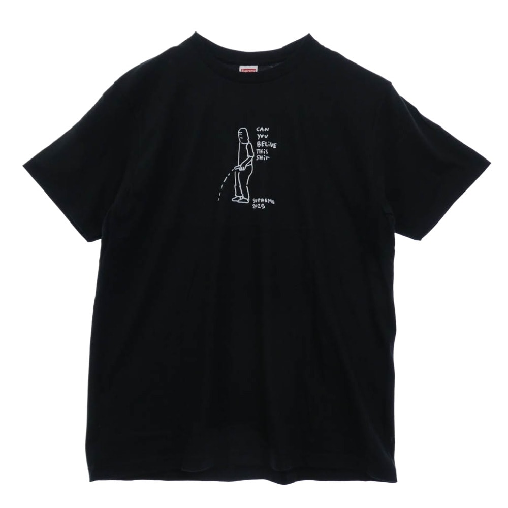 Supreme シュプリーム Tシャツ 25SS Piss Tee ピス 半袖 Tシャツ ブラック系 L【美品】【中古】