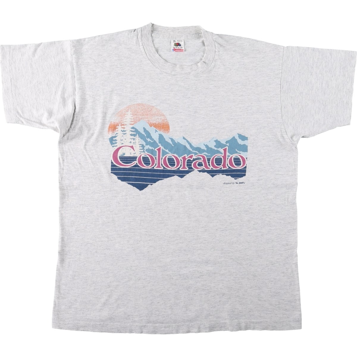 古着 90年代 フルーツオブザルーム FRUIT OF THE LOOM プリントTシャツ USA製 メンズXL相当 ヴィンテージ/eaa667845