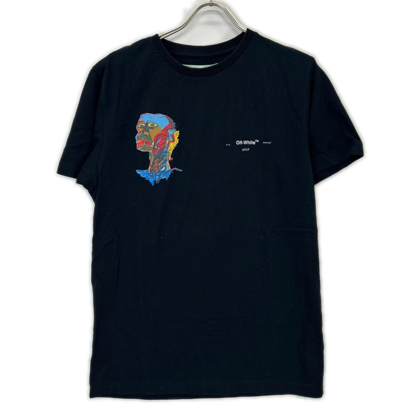 オフホワイト OMAA027T19185004 ブラック Basquiat POST MODERN M