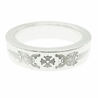 CHROME HEARTS クロムハーツ(原本無) リング 6mm SPACER DAGGER スペーサー ダガー リング 20.5号 シルバー系 JP20.5号【中古】