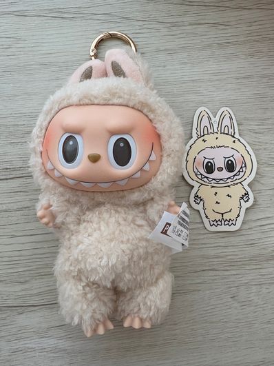 POP MART THE MONSTERS (LABUBU) Exciting Macaron Plush Series SOYMILK