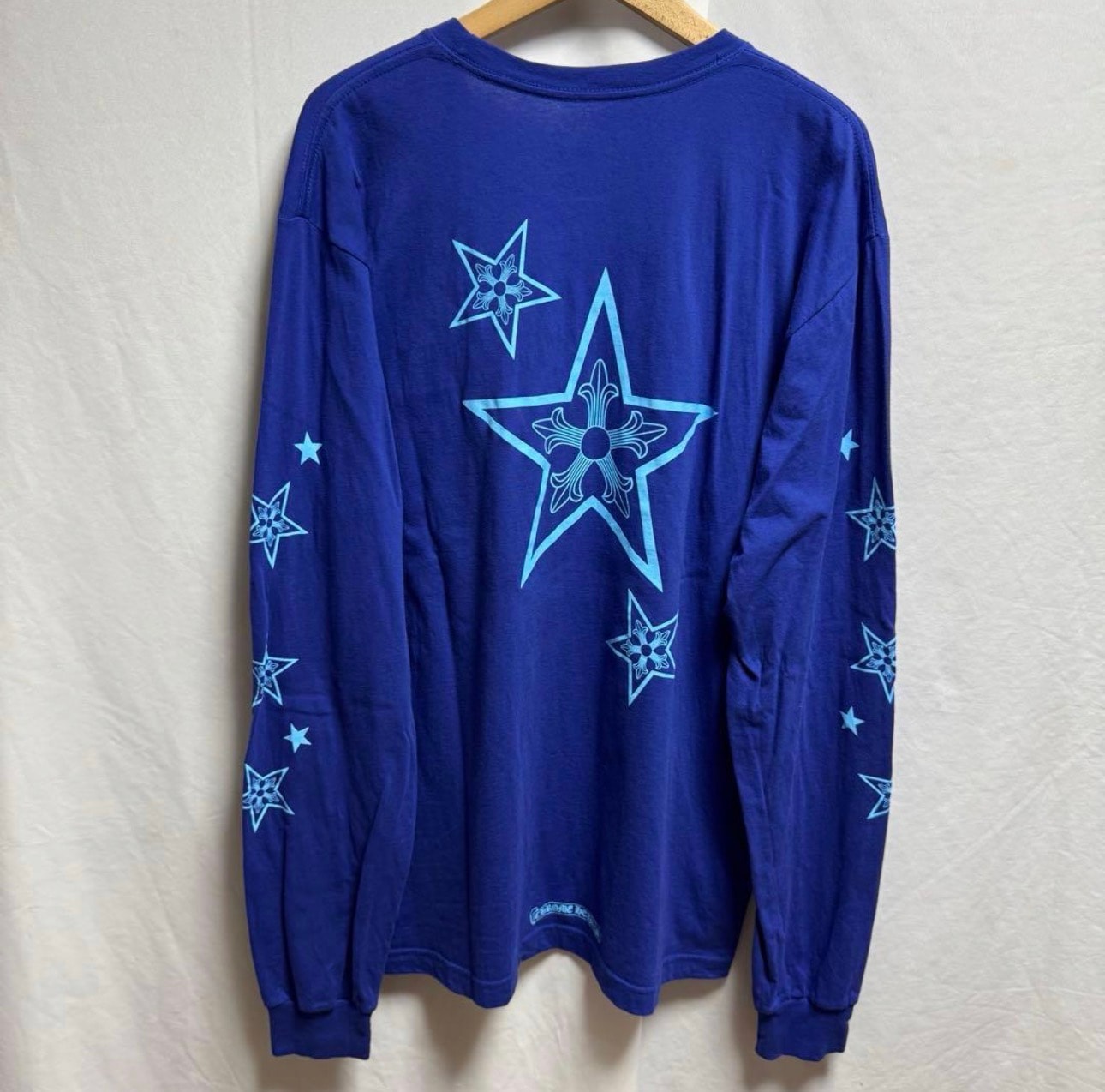 Chrome Hearts Back Star Print L/S T-Shirt "Blue"