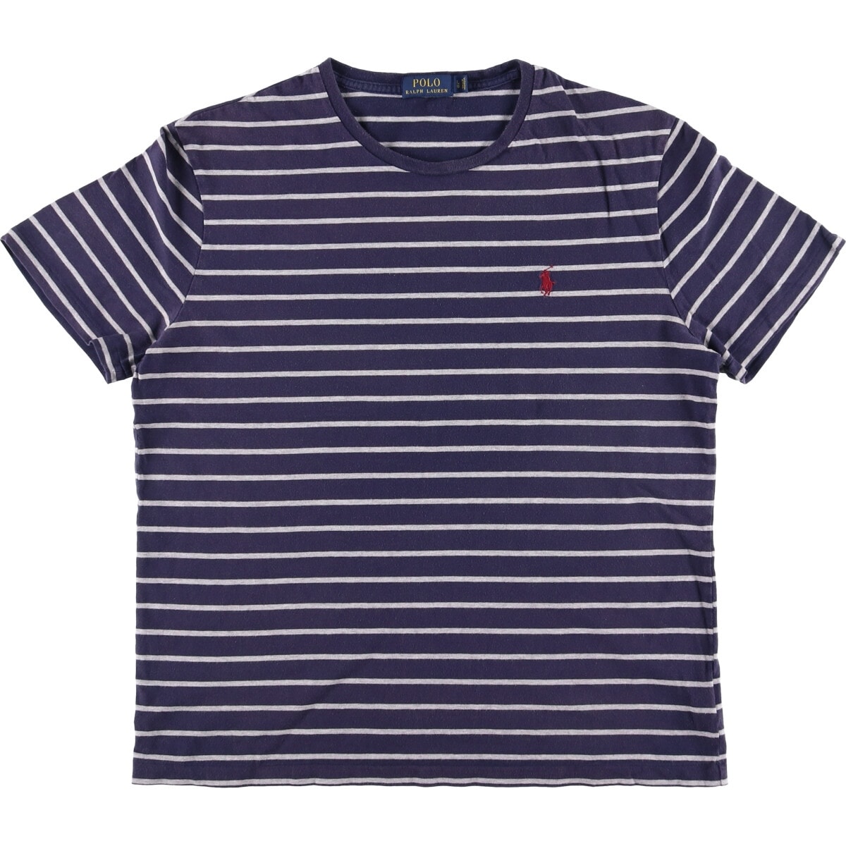 古着 ラルフローレン Ralph Lauren POLO RALPH LAUREN 半袖 ボーダーTシャツ メンズL相当/eaa566193