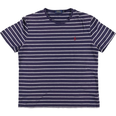 古着 ラルフローレン Ralph Lauren POLO RALPH LAUREN 半袖 ボーダーTシャツ メンズL相当/eaa566193