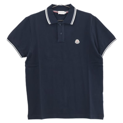 モンクレール 【美品】410918304399 MAGLIA POLO 半袖ポロシャツ M
