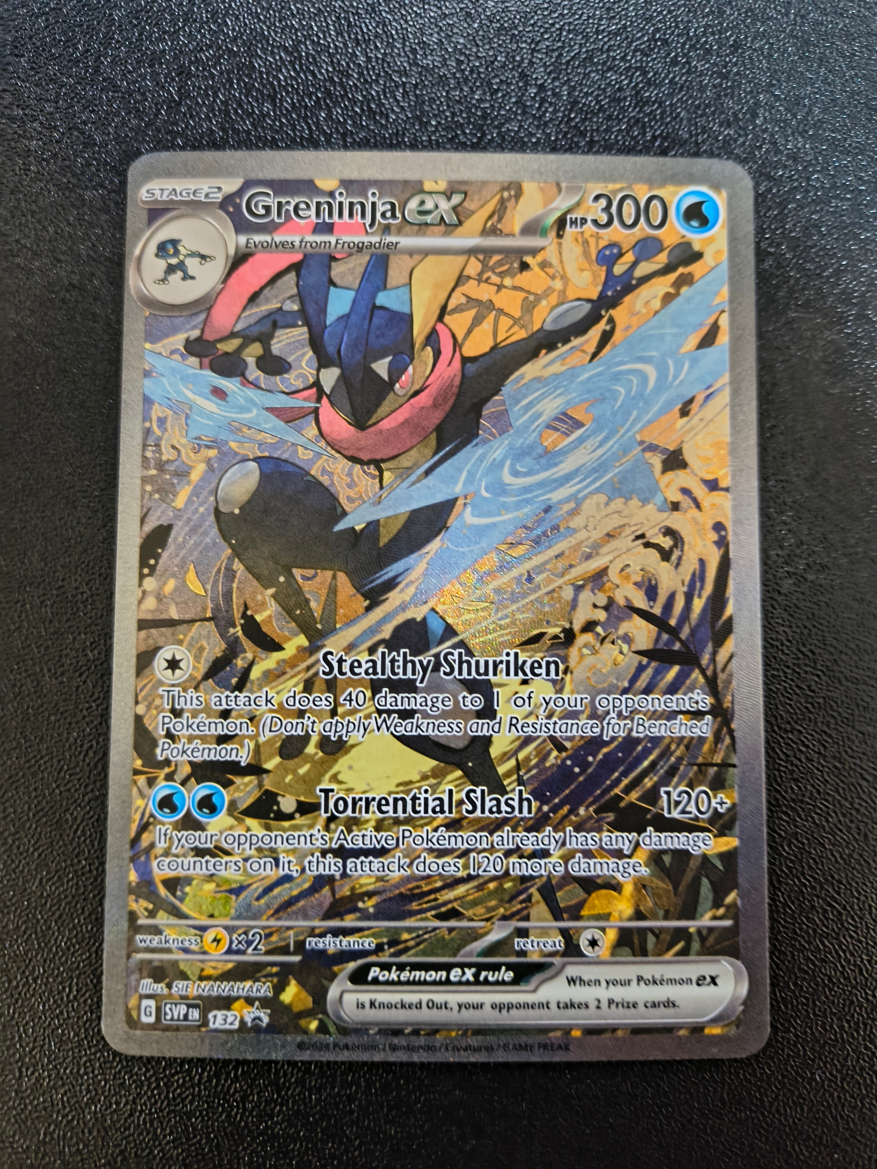 ゲッコウガex P [SVP EN 132]【英語版】(スカーレット&バイオレット