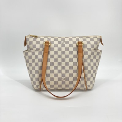LOUIS VUITTON(ルイ・ヴィトン) トータリーPM ダミエアズール チェッカーボード柄 N51261 トートバッグ アイボリー×ブルー
