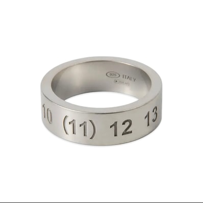 Maison Margiela Number Ring "Silver"