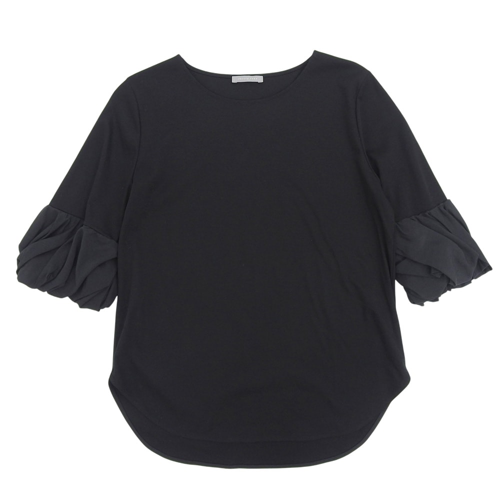 セオリーリュクス 美品 HANAH COOL SMOOTH トップス レディース ブラック 38 03-9301015 38