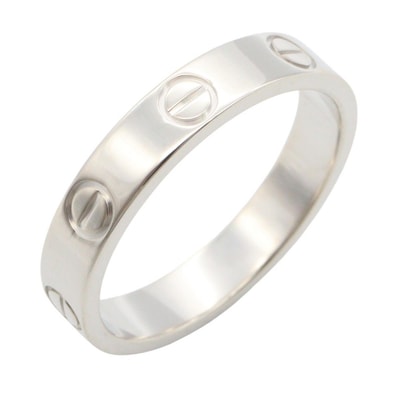 カルティエ CARTIER ミニラブリング リング・指輪 ジュエリー K18WG(ホワイトゴールド) メンズ レディース シルバー系 B4085100 【中古】