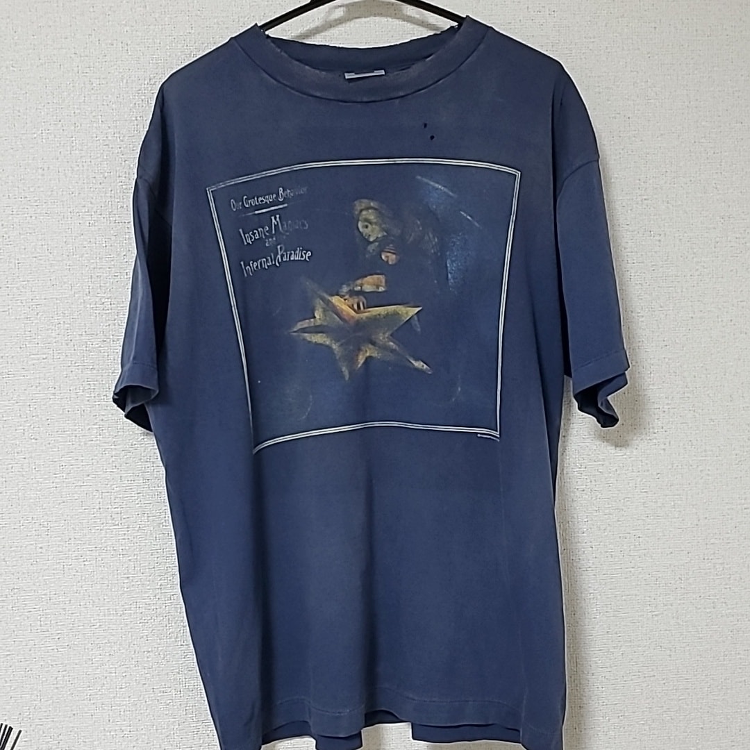 SAINT Mxxxxxx x Cactus Plant Flea Market SS Tee Star "Navy"