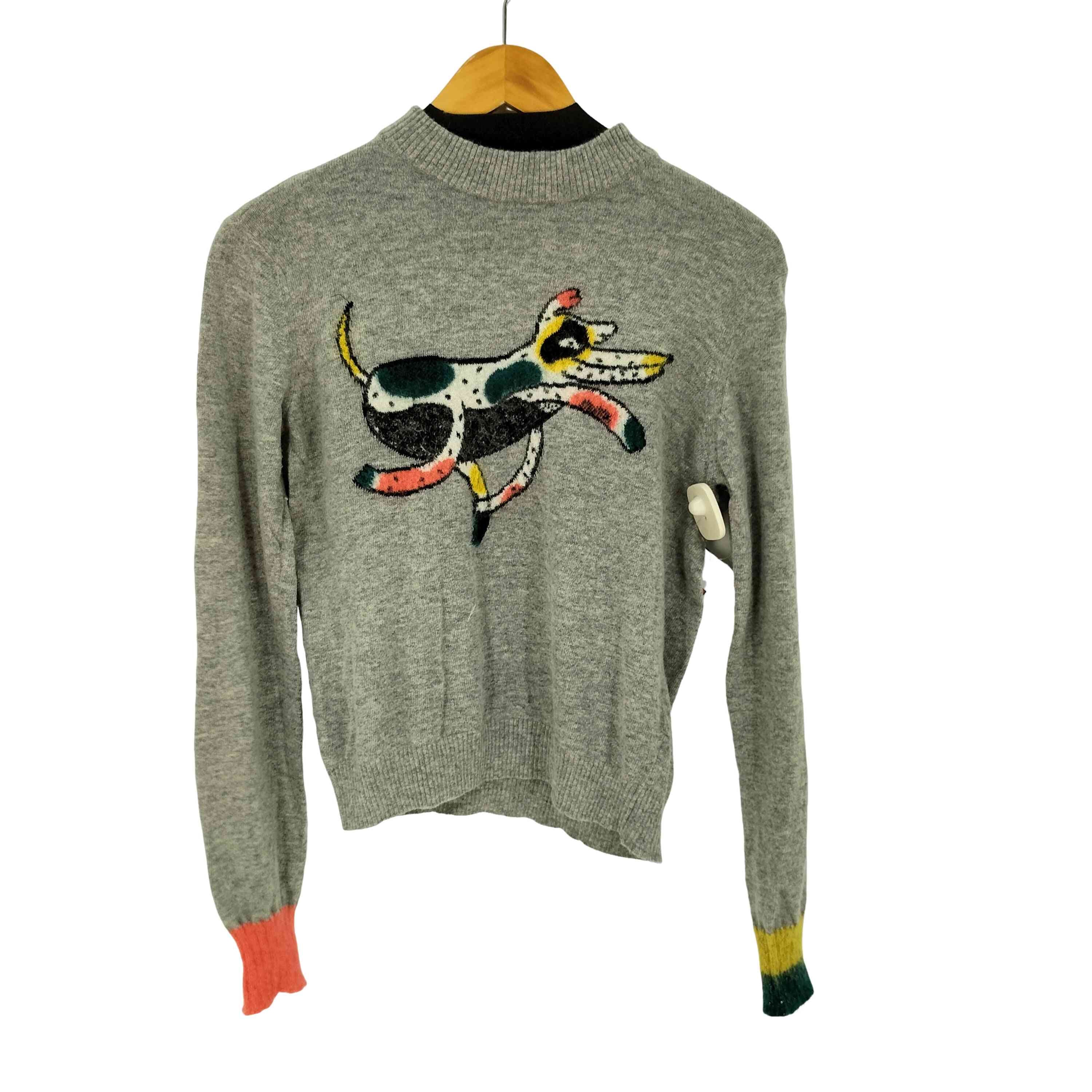 Diesel K-Fenicar Indigo Cardigan With Phoenix Logo 