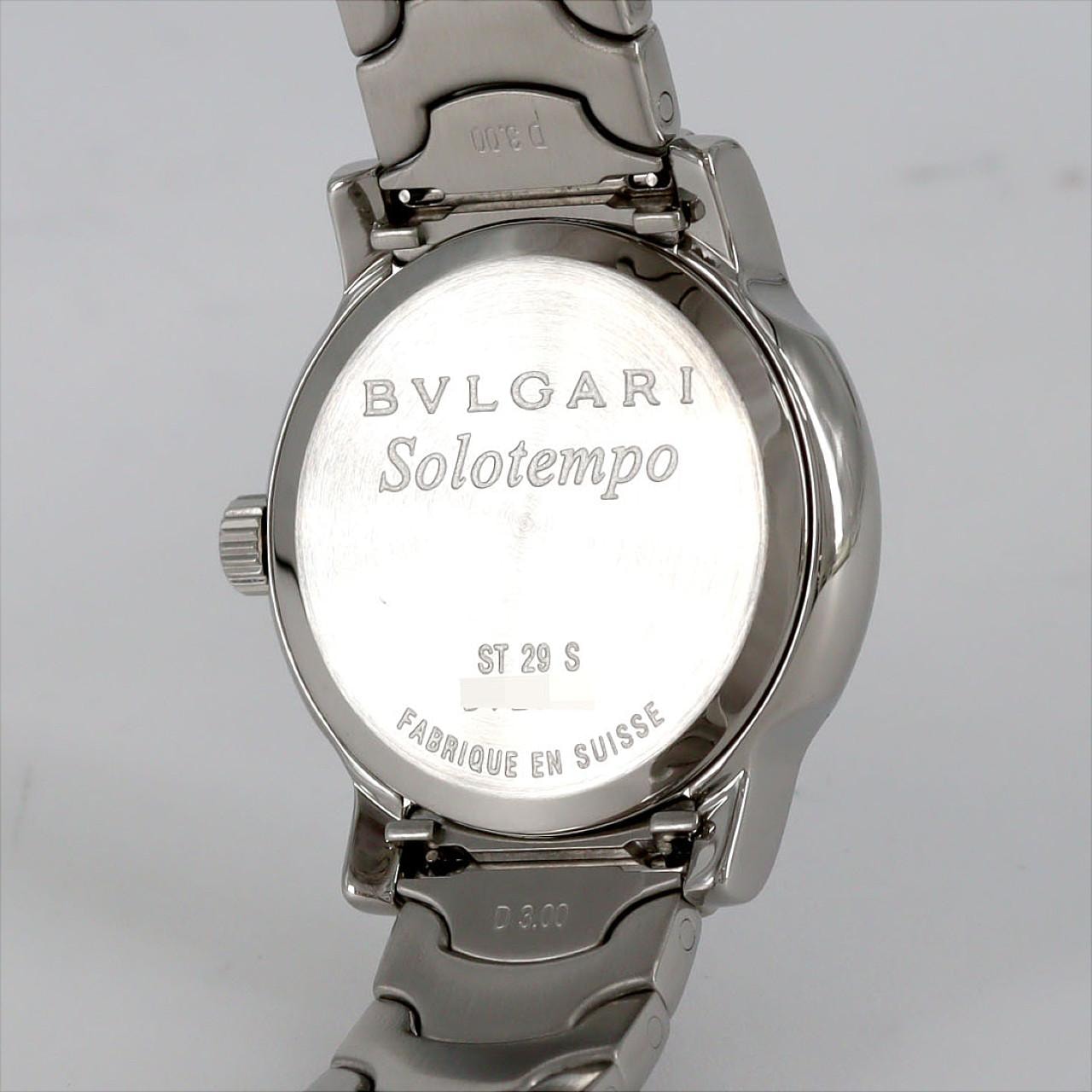 B (目立った傷や汚れなし)】ブルガリ ソロテンポ ST29S/ST29WSSD SS B (目立った傷や汚れなし)】ブルガリ ソロテンポ ST29S/ST29WSSD SS
