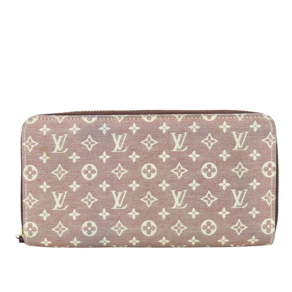【中古】 ルイ・ヴィトン 長財布(ラウンドファスナー) ジッピーウォレット M63011 モノグラムイディール セピア ブラウン 普段使い カジュアル 小物 レディース 女性 LOUIS VUITTON