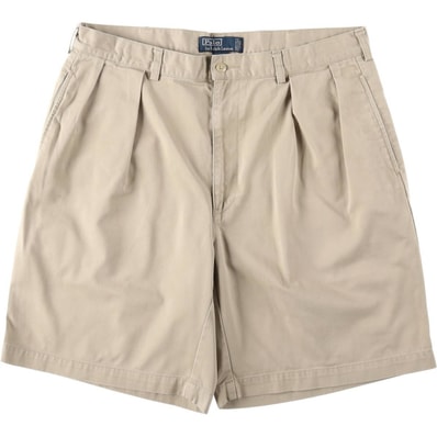 古着 ラルフローレン Ralph Lauren POLO by Ralph Lauren TYLER SHORT ツータック チノショーツ ショートパンツ メンズw36相当/eaa653448