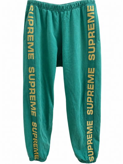 Supreme Metallic Rib Sweatpant "Light Pine"