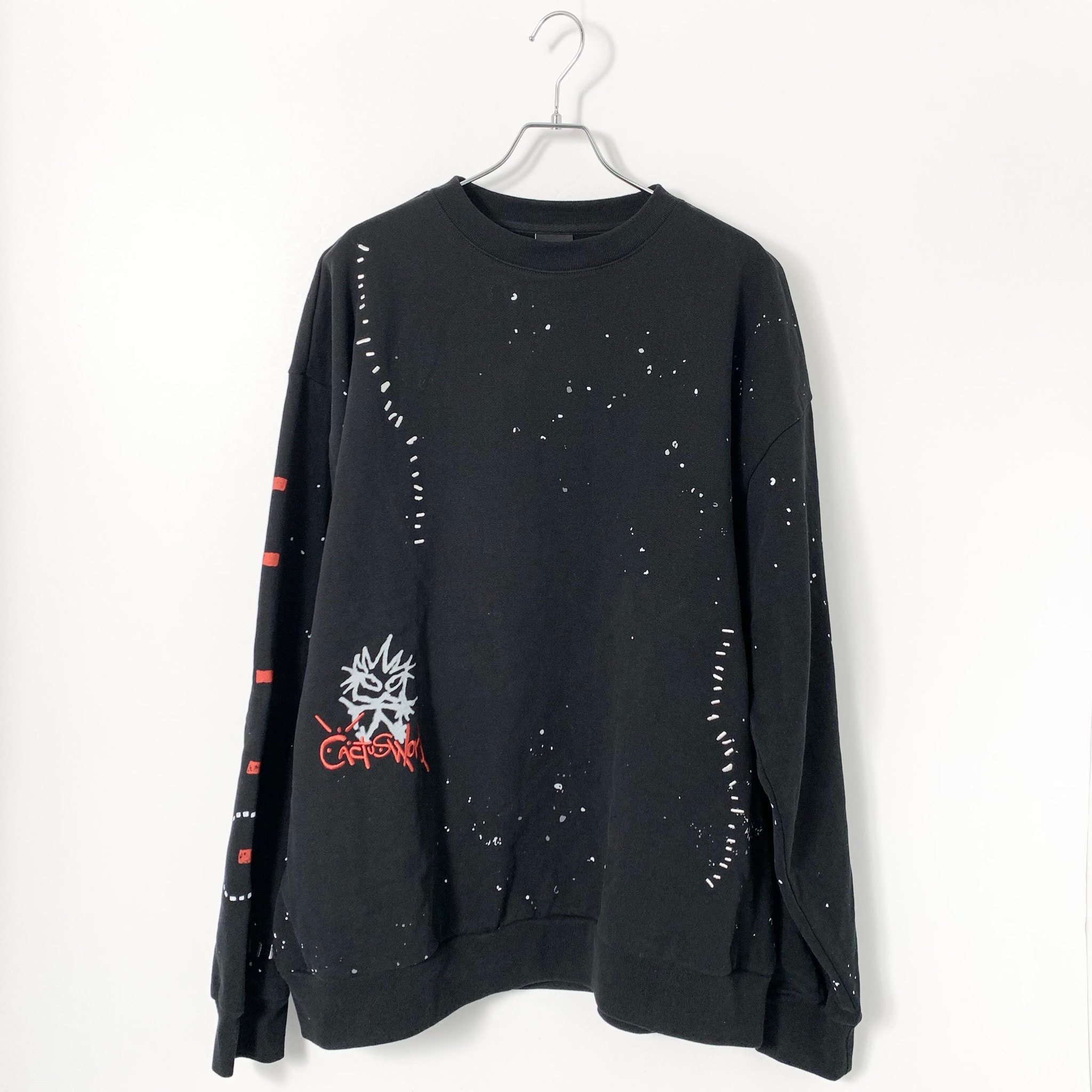 Travis Scott Cactus Jack Stitch Crew Neck "Black"