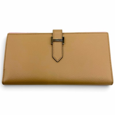 極美品 エルメス 長財布 ベアンスフレ ヴェルソ レディース