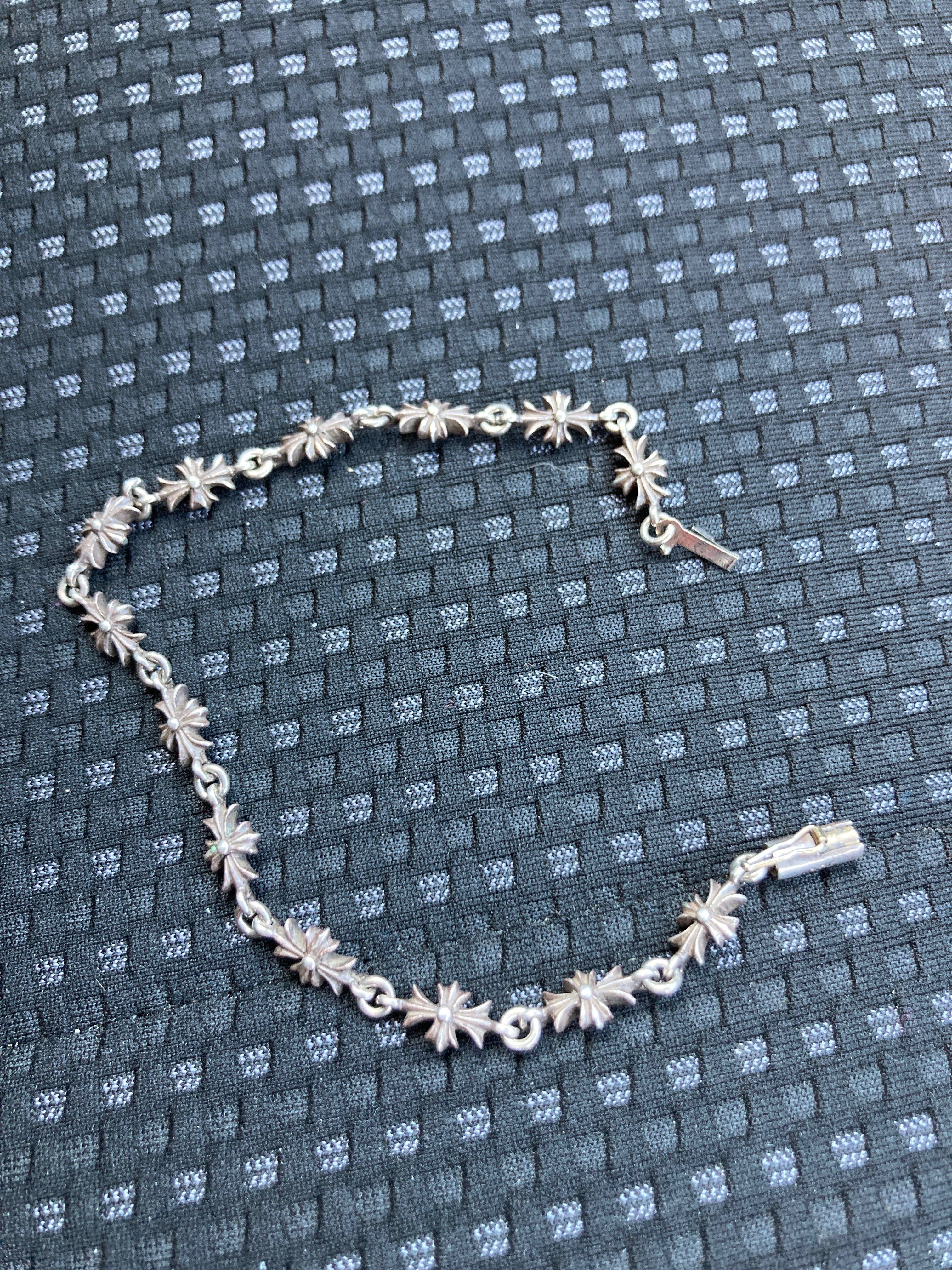 Chrome Hearts Tiny E CH Plus Bracelet 13Link "Silver"