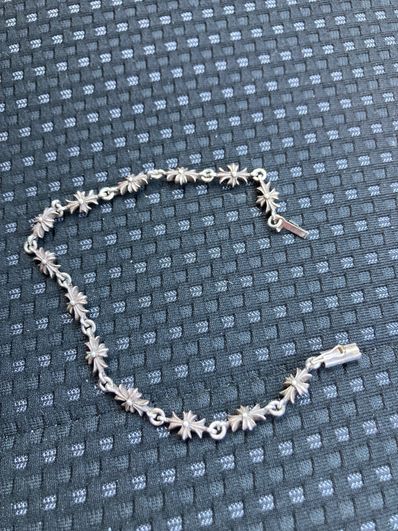 Chrome Hearts Tiny E CH Plus Bracelet 13Link "Silver"