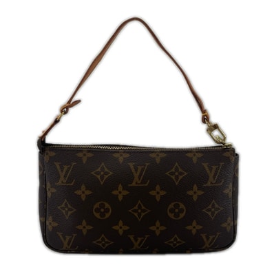 LOUIS VUITTON ルイ・ヴィトン ポシェットアクセソワール M51980 ポーチ モノグラムキャンバス ブラウン レディース【中古】