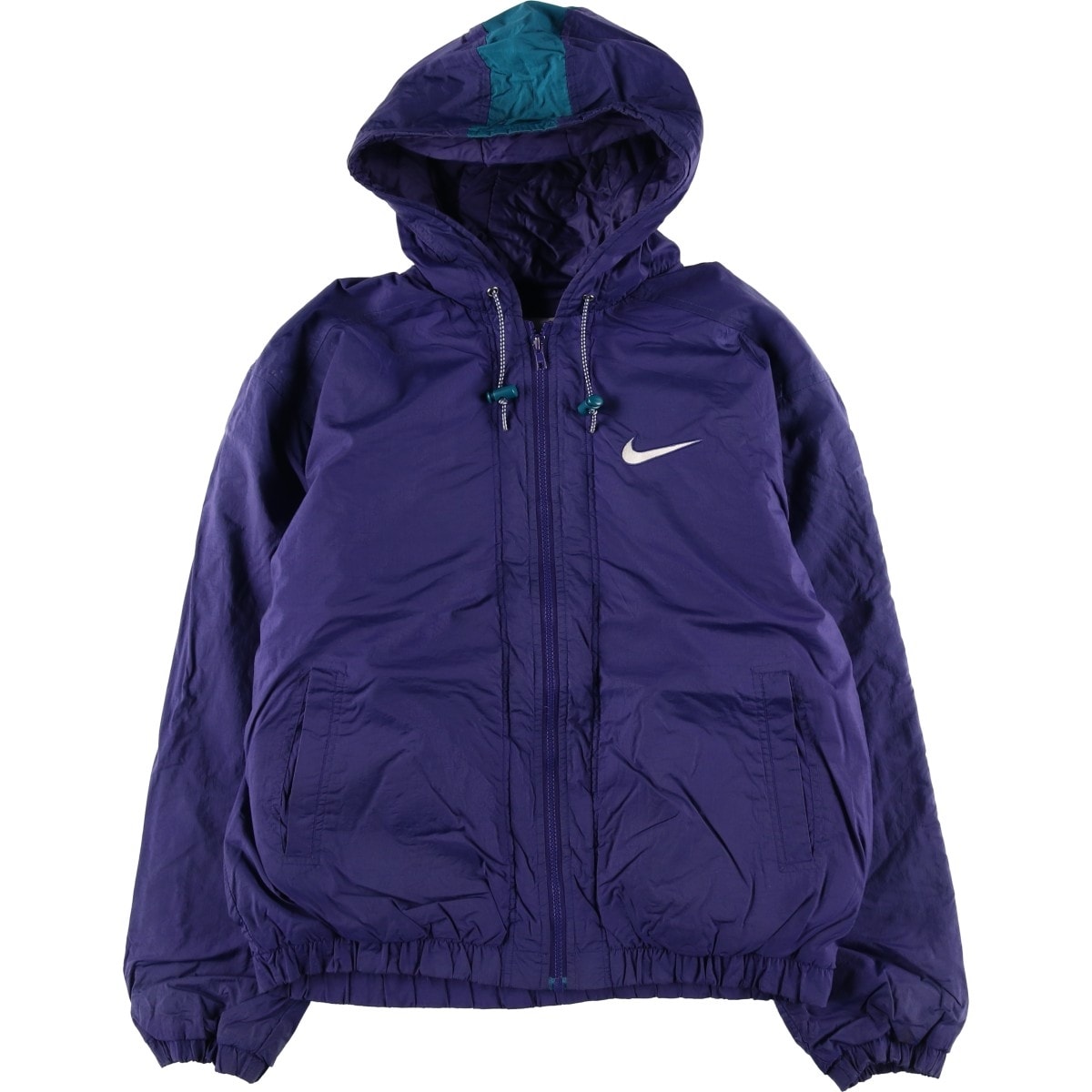 古着 90年代 ナイキ NIKE 中綿パーカー パファージャケット レディースM相当 ヴィンテージ/eaa607903