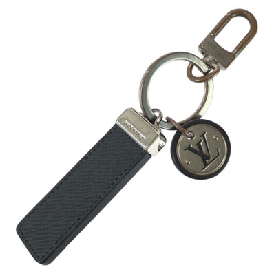 LOUIS VUITTON ルイヴィトン タイガ ポルトクレ ネオLVクラブ ブラック 黒 シルバー金具 レザー メタル/ キーリング キーホルダー 603693 【中古】